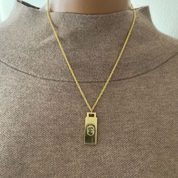 Gucci Jewelry - Gucci GG New Vintage Mini Dog Tag Necklace